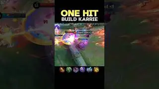 1️⃣ KARRIE ONE HIT BUILD 🤯 TRUE DAMAGE MELT! | MLBB #karrie #mlbb  #Shorts