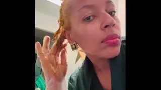 I DID IT!!! DYED MY NATURAL HAIR GINGER 🔥#clairol #ors #pantene #haircolor #serum #ginger #vlog