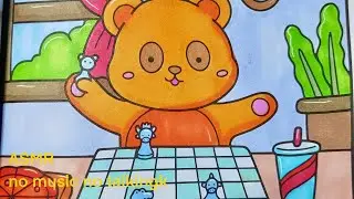  #ASMR Coloring book hygge heaven | White noise + healing | Relieve anxiety