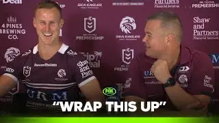 DCE responds to 'Queensland future' debate | Sea Eagles Press Conference | Fox League