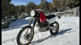 Dual Sport Honda XR600R - Wheeler Pass OHV Trail, Pahrump, NV