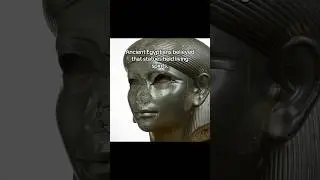 Why do ancient Egyptian statues often have broken noses? #history #art