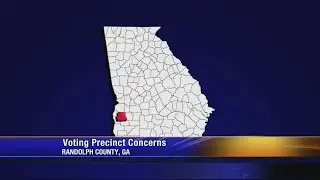 Outrage at proposed closings of 7 of 9 voting precincts in Randolph County, Georgia