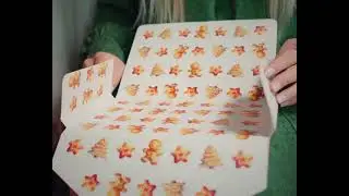 Envelope for Prints 9x6in (23x16cm) with Gingerbread Design &ndash; Christmas Collection