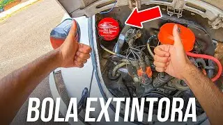 Instalei uma bola extintora no meu FUSCA e fiquei surpreso com o resultado...