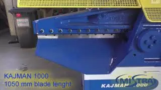 Nożyce Kajman 1050 mm - nożyce do cięcia blach wypałki - lastry