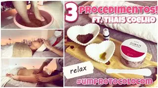 ESCALDA PÉS + MASSAGEM + REVITALIZAÇÃO ft. THAIS COELHO