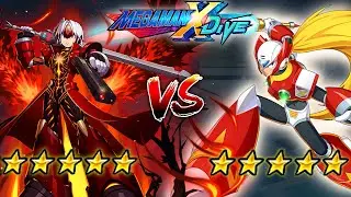 X Dante Trigger 5☆ Vs S-Class Hunter Zero 5☆ - Mega Man X DiVE (Mobile Controls PvP)