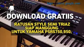 Download Style Semi Sunan Triaz gratis Untuk keyboard yamaha psrs750,950,Siap Manggung