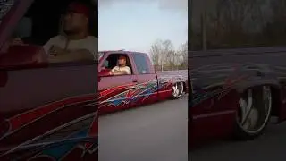 Bagged 90s Style Extended Cab OBS Silverado #obschevy #candypaint #90s #baggedtrucks #bagged