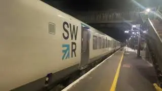 Woking train  SWR class 444 come into bournemouth ￼