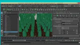 How to create a forest using maya 2020 Xgen part-02
