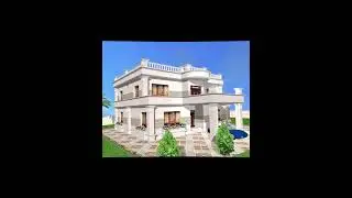 9.5 MARLA HOUSE PLAN AND 3D MODEL #30x50kagharkanaksha #3ddesign #3dmodel  #architecture