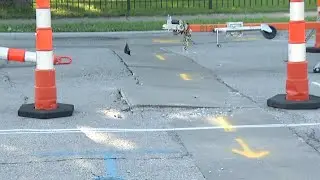 City of Springfield, Mo., closing part of Campbell Avenue after road buckles