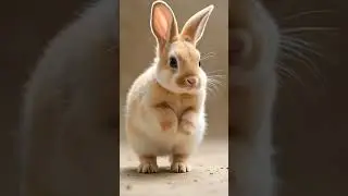 Sad Bunny Dance | Emotional Rabbit Vibes#babyanimal