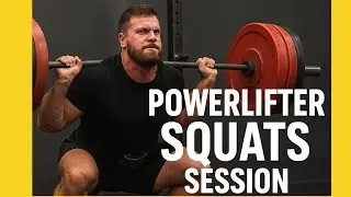 &ldquo;HEAVY SQUATS DAY 🔥 | Powerlifter Training Session&rdquo;  Squat technique for powerlifter .
