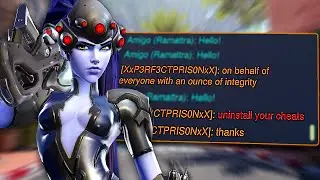 SCHIZOPHRENIC DPS Accuses a Top 500 Widowmaker of Cheating... | Overwatch 2