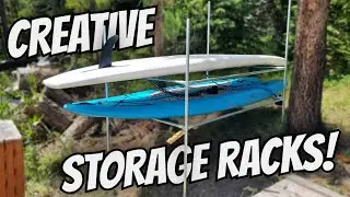 10 Paddleboard & Kayak Rack Ideas To Inspire Your Next Build!