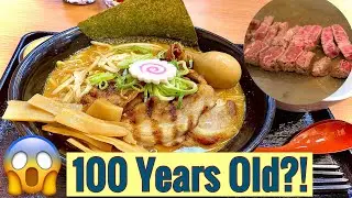 100 years old Ramen + A5 Kobe Beef and A3 Wagyu Teppanyaki style