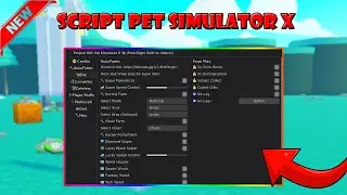 PET SIMULATOR X Script  2022 UPDATE ANIME AUTO FARM LUCKY BLOCK | AUTO HOP WORLD AND MORE