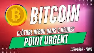 BITCOIN POINT URGENT 🚨CL&Ocirc;TURE HEBDO DANS  6 HEURES ✅ ANALYSE DE MARCH&Eacute; CRYPTO