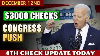 CONGRESS PUSH $3,000 CHECKS - Stimulus Check Update Today