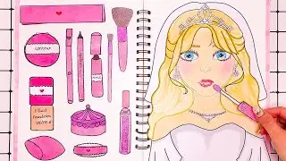 [🌸Paper DIY🌸] Bridal Makeup Routine☘️Cosplay Makeup💄💋 Wonder Art Paper