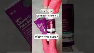 Worth the Hype? 🎀 Dermaco Vitamin C Serum | #shorts #viral #trending #skincare #reality #dermaco