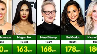 Heights of Hollywood Actresses | Shortest to Tallest