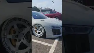 Is this too low? Slammed Audi R8 in Scotland! #shorts #cars
