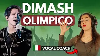 Реакция тренера по вокалу на DIMASH KUDAIBERGEN OLIMPICO (Ogni pietra) и анализ | TrainingVoice