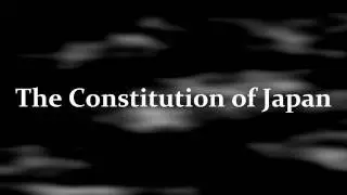 The Constitution of Japan -  日本國憲法　－　第二章 戰爭の放棄