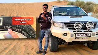 Tyre size explained in hindi | tyre codes | size upgrade | fortuner | tyre care |DRC |