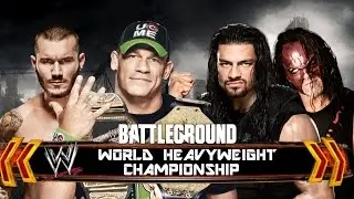 WWE Battleground 2014 Match Cards