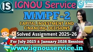 IGNOU MMPF-2 Solved Assignment 2025-26 For July 2025 and January 2026 Session