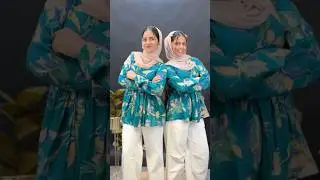 Like mother, like daughter&hellip; but cuter 🥰🎀💘 Peplum Top Order On WhatsApp - 9995916104
