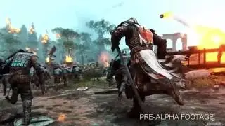 For Honor interview + Gameplay 4v4 Dominion Gamescom 2016