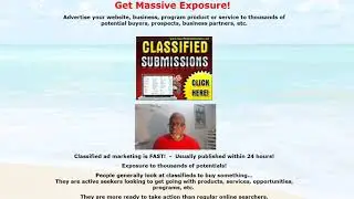 Classified Ad Submission - More Leads = Make More Money