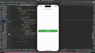 Custom Flutter App Button | Flutter Widgets 01 |