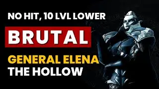 V Rising - BRUTAL General Elena the Hollow | No Hit, 10 Levels Lower, Frail | 1.0 Boss Kill
