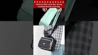 Amersun Kids Lunch Box, Sturdy Insulated School Lunch Bag with Padded Liner