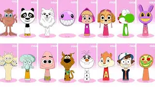 Incredibox Sprunki OC Phase 1 to Phase 3 Ta Ta Ta Sahur, Gabe the Dog, Bubbles, Masha and the Bear