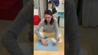 Doily snowflakes