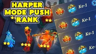 HARPER SKILL 1 COMBO PUSH RANK TERBAIK! | CARA MAIN HARPER SKILL 1 DI META SEKARANG!!!