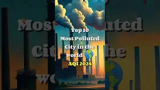 Top 10 most Polluted City in the world|| #top #shorts #pollution #mostpollutedcities #pollutedcities