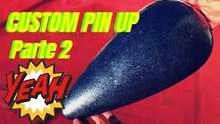 COMO APLICAR METAL FLAKE con AEROGRAFO | Custom PIN UP (Parte 2)