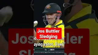 Jos Buttler Sledging #shorts #short #youtubeshorts #josbuttler #ausvseng #englandcricket