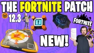 The Fortnite Patch Update 12.3 - New Crash Pad Kingsman Umbrella Guide - Read Through of Patch Notes