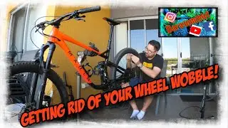 Trueing your wheels at home ➖ getting rid of your wheel wobble ➖ Darwinmtblyf