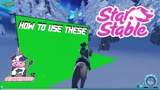 Green screen tutorial | Star Stable online | Gimp photo editor | Winter village 2021